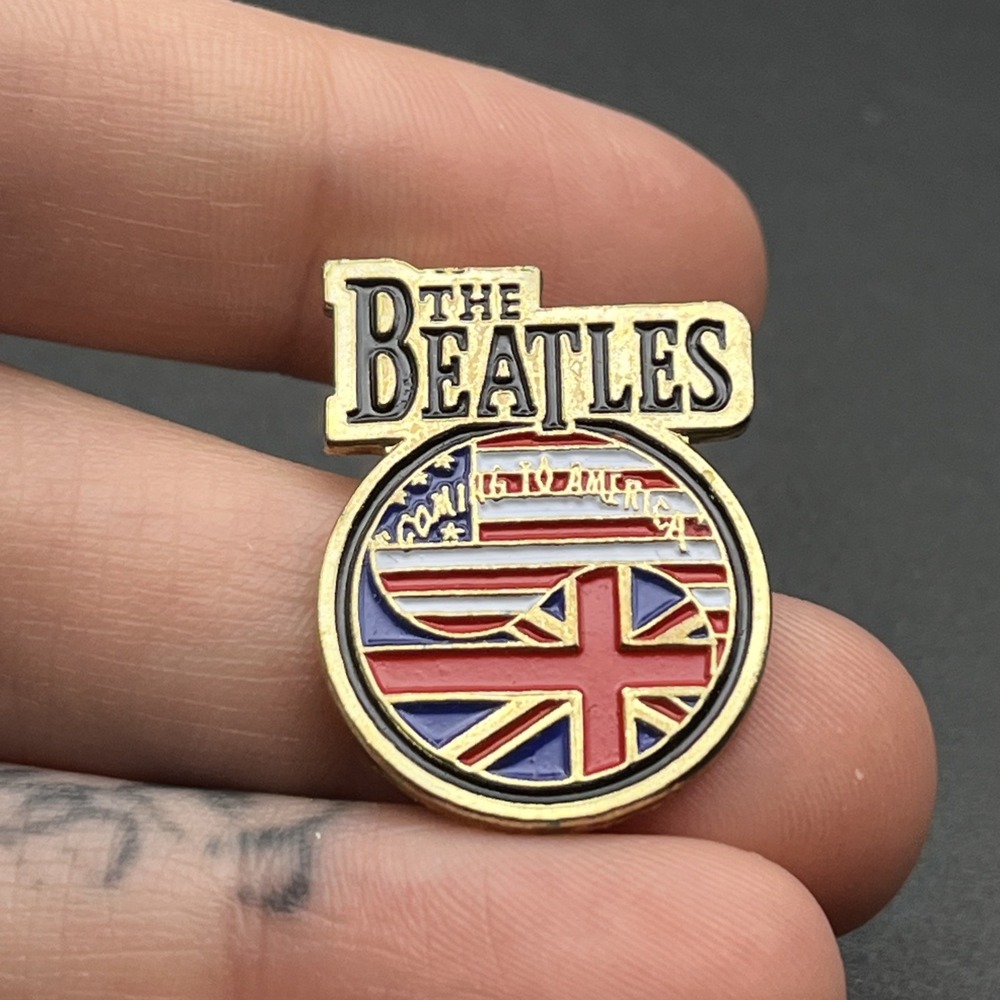 The Beatles Coming To America Rock Band Group Music Lapel Hat Pin